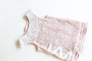 girls jacquard pink dress
