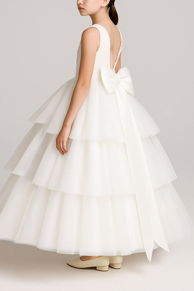 Serena Three Tier Sleeveless Gown