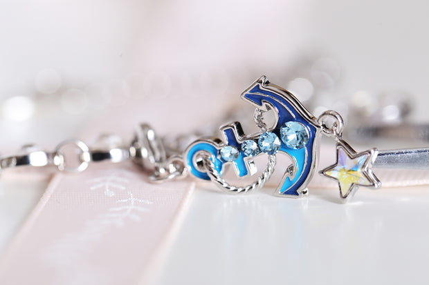 Swarovski Crystal Personalized Anchor Bracelet - Dear Liline