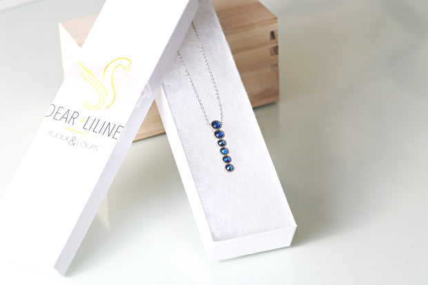 Swarovski birthstone necklace - Dear Liline