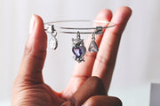 Owl Swarovski crystal adjustable bracelet - Dear Liline