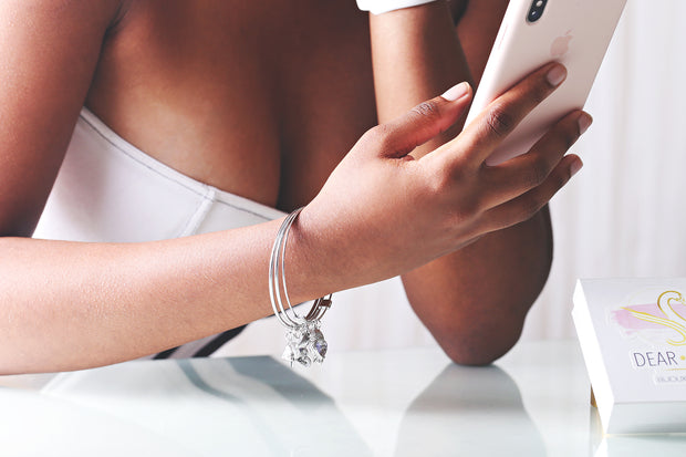 Swarovski crystals bracelet set - Dear Liline