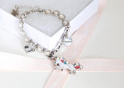 Swarovski Crystal Personalized Unicorn Bracelet - Dear Liline